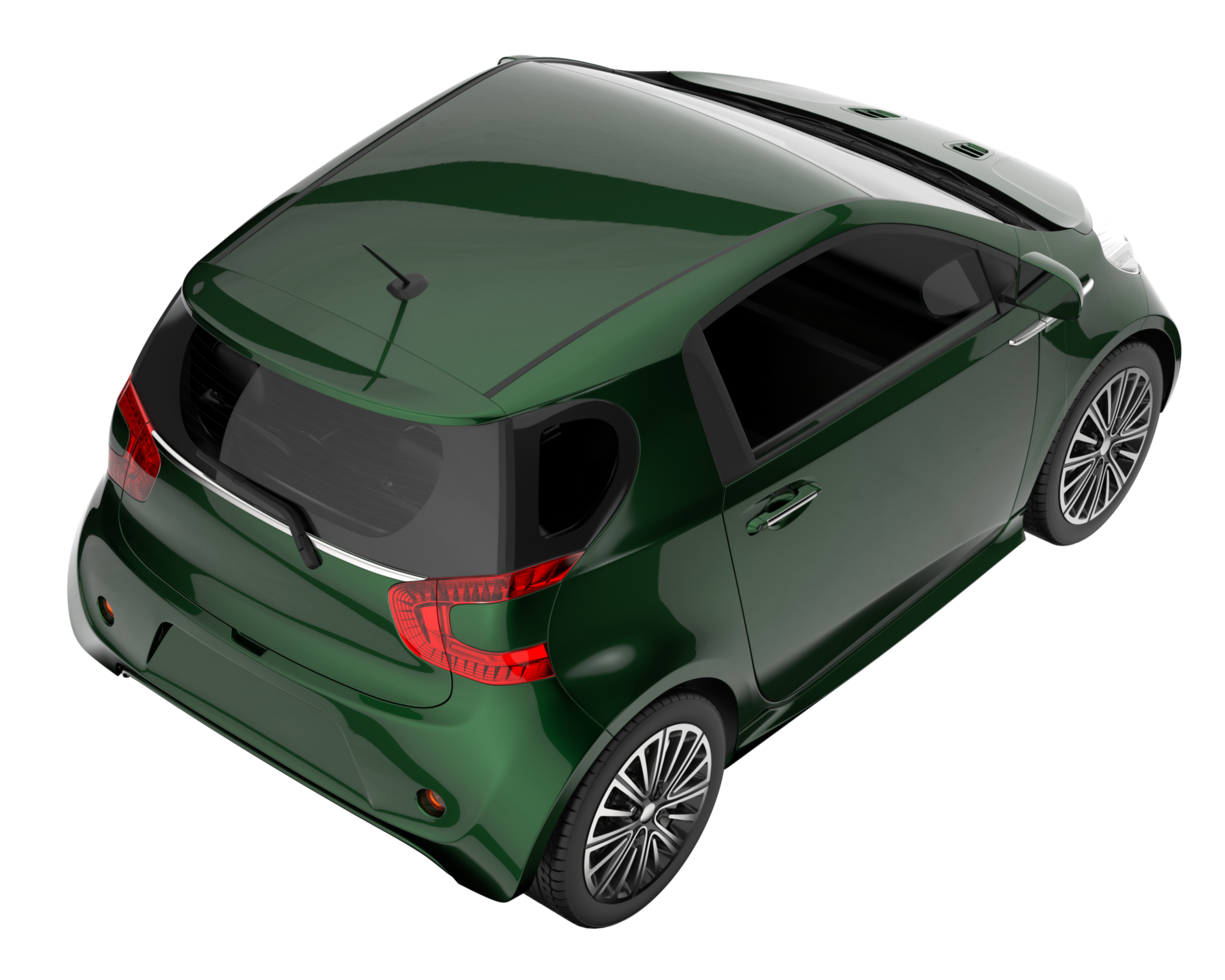 Modern car isolated on transparent background. 3d rendering - illustration png