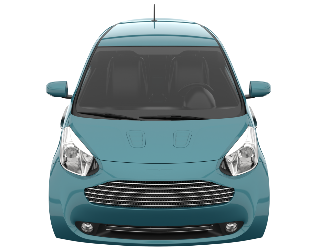 Modern car isolated on transparent background. 3d rendering - illustration png
