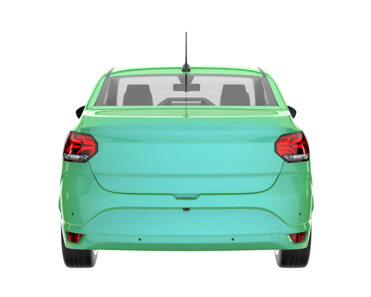Modern car isolated on transparent background. 3d rendering - illustration png