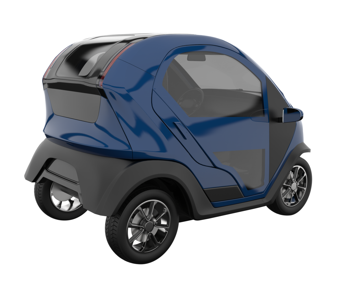 Modern car isolated on transparent background. 3d rendering - illustration png