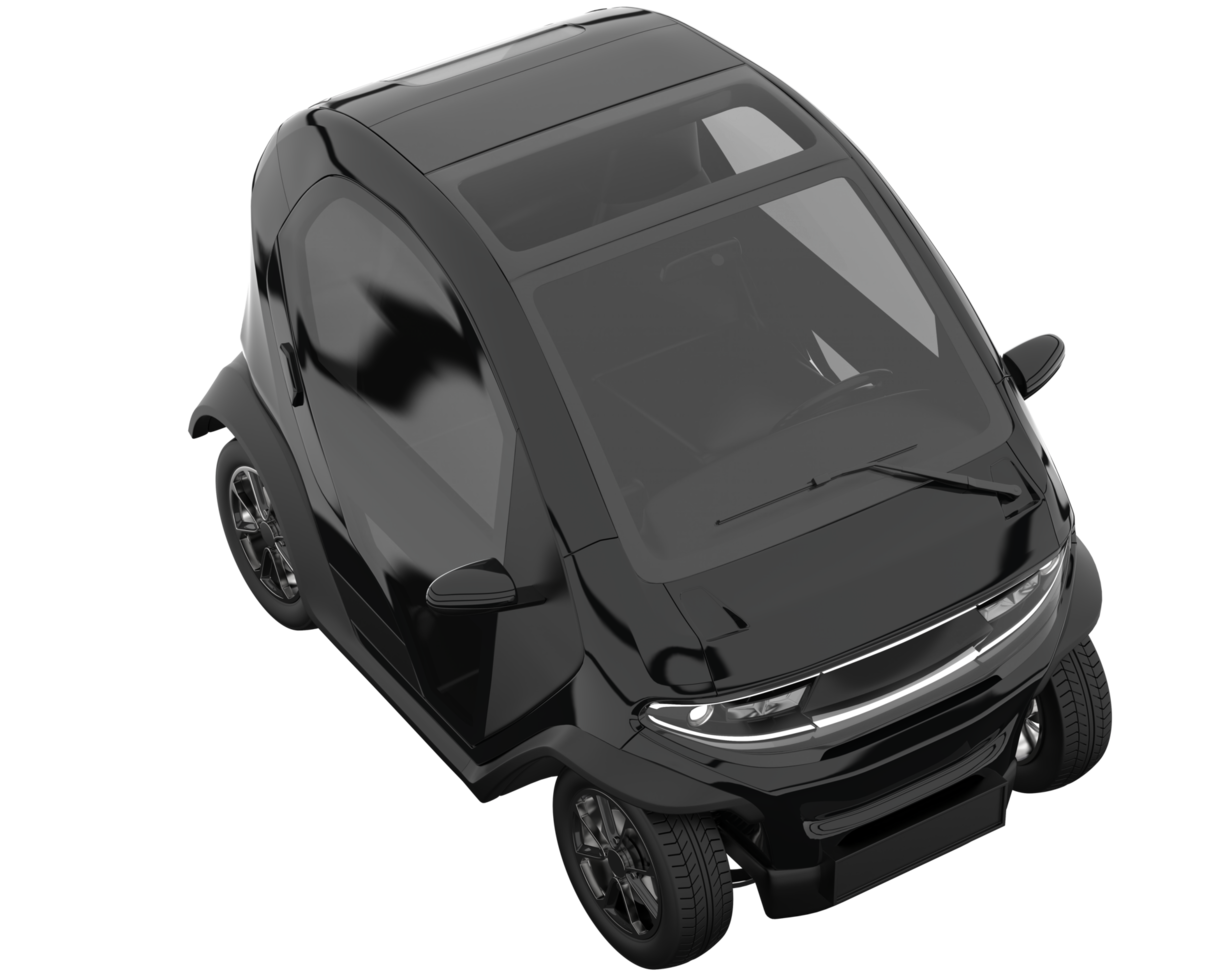 Modern car isolated on transparent background. 3d rendering - illustration png