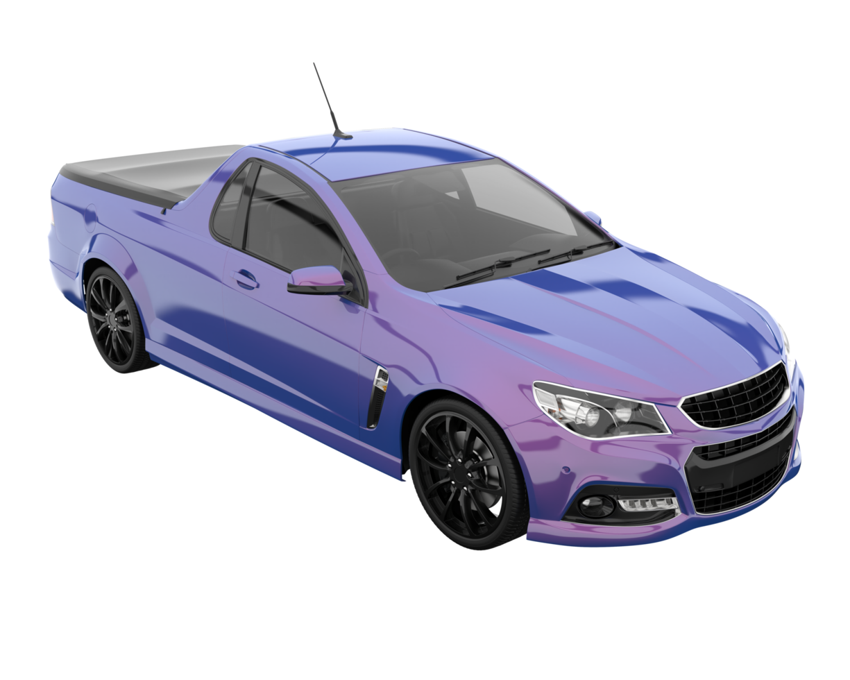 Modern car isolated on transparent background. 3d rendering - illustration png
