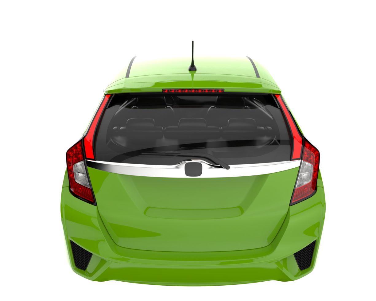 Modern car isolated on transparent background. 3d rendering - illustration png
