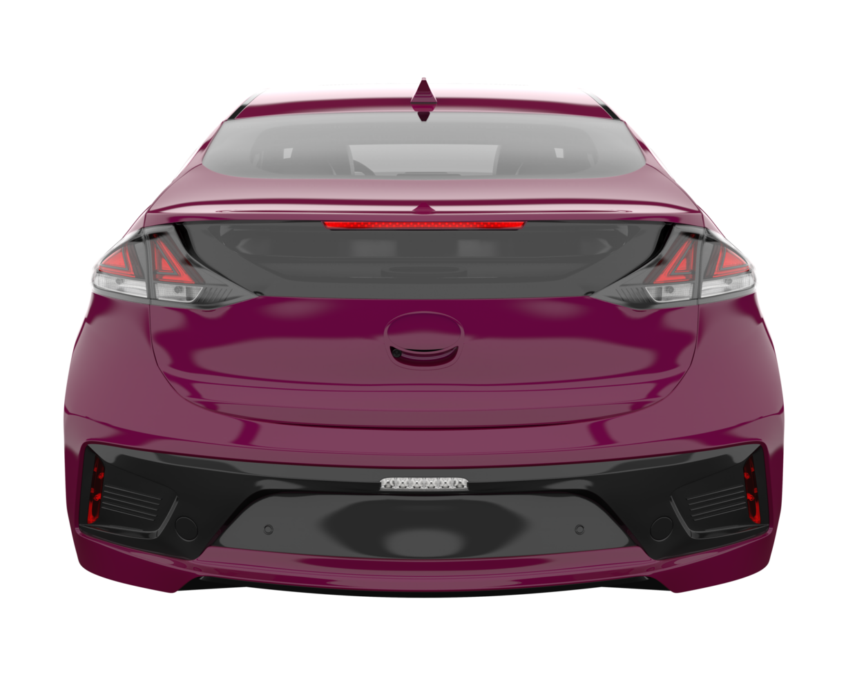 Modern car isolated on transparent background. 3d rendering - illustration png