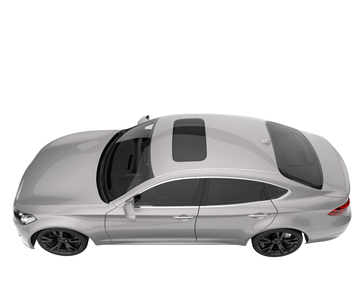 voiture moderne isolée sur fond transparent. rendu 3d - illustration png