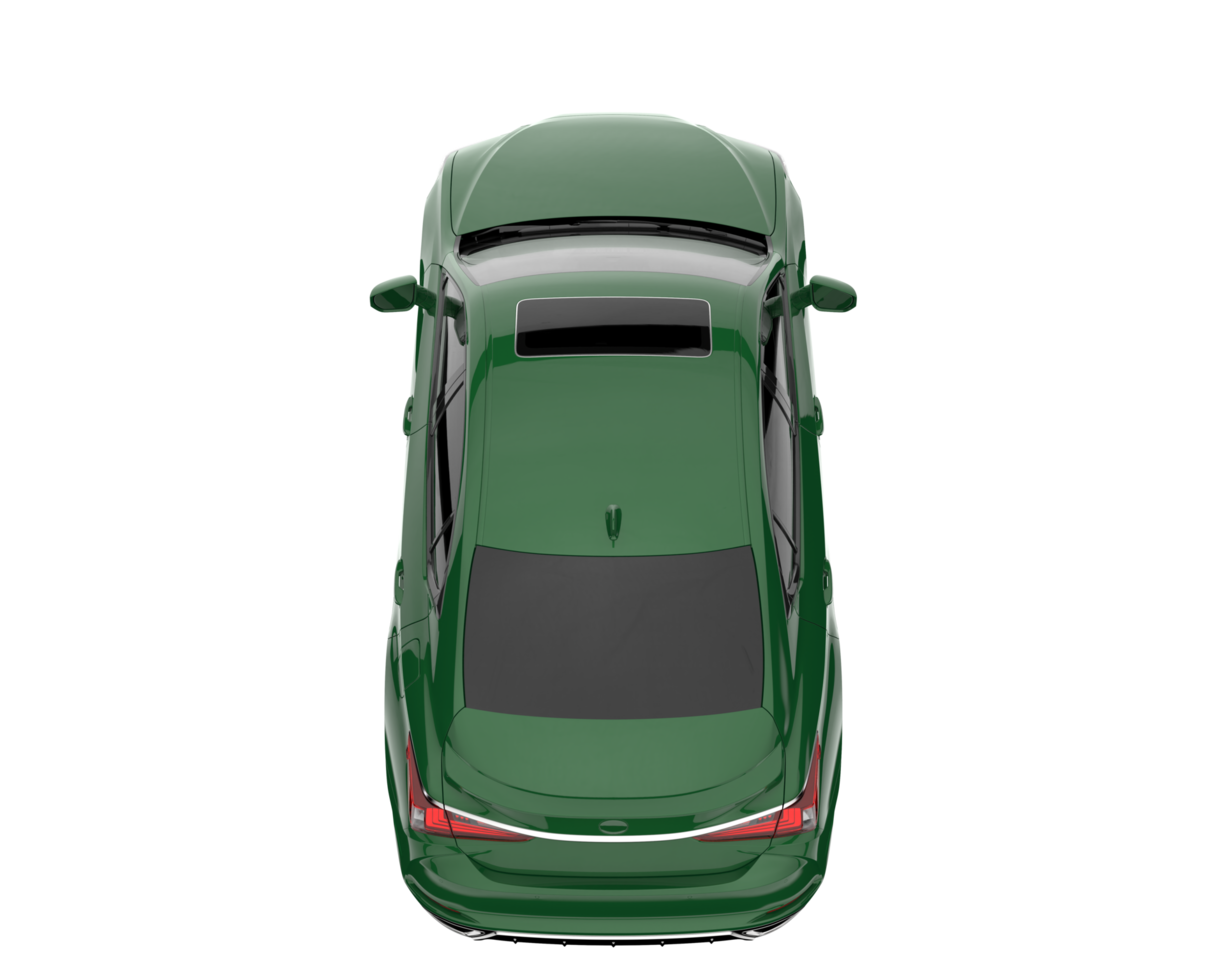 Modern car isolated on transparent background. 3d rendering - illustration png