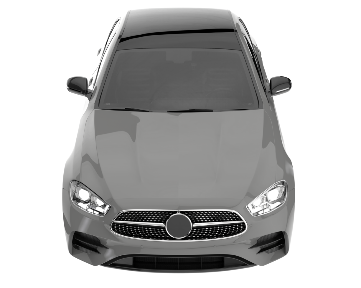 Modern car isolated on transparent background. 3d rendering - illustration png