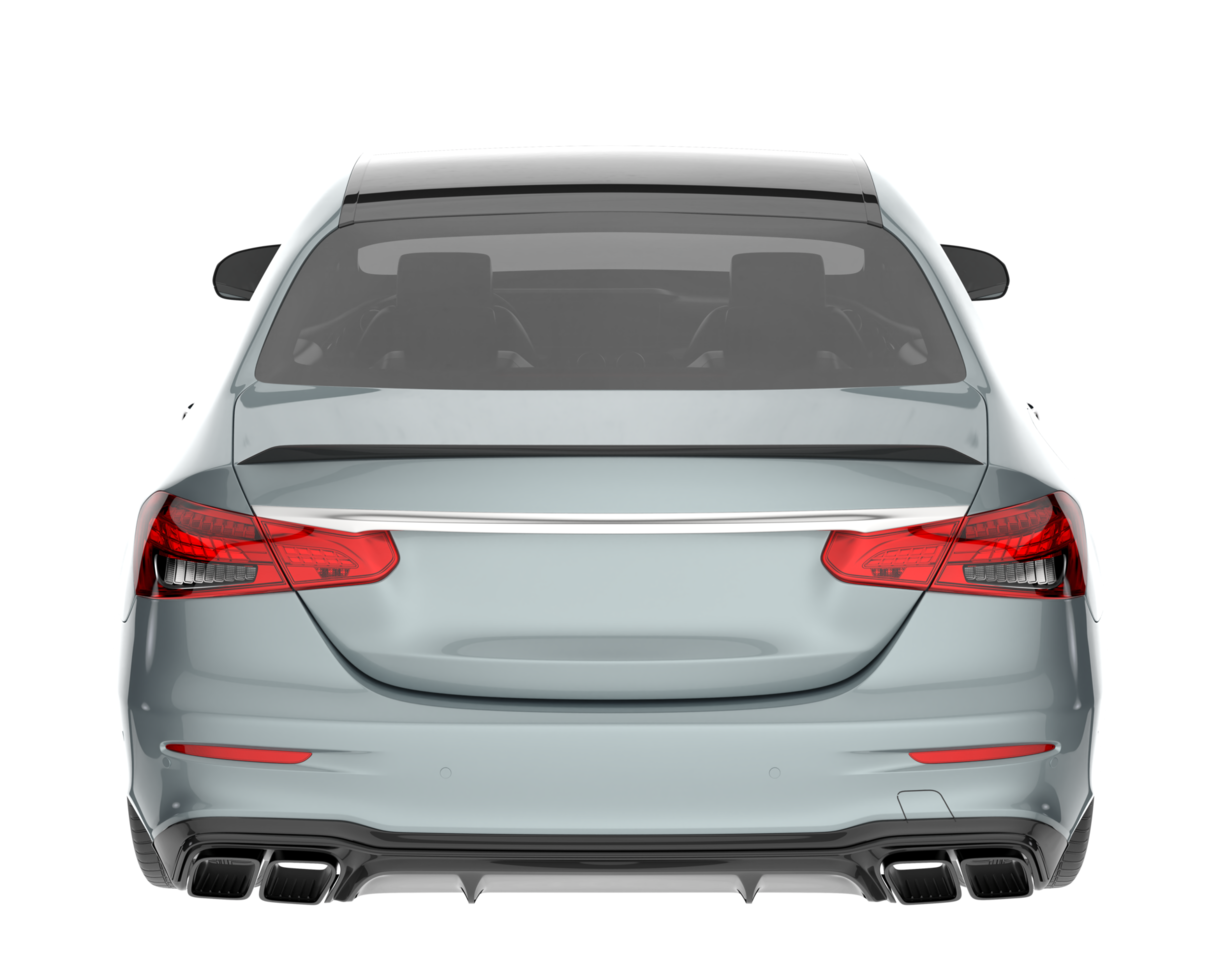 Modern car isolated on transparent background. 3d rendering - illustration png