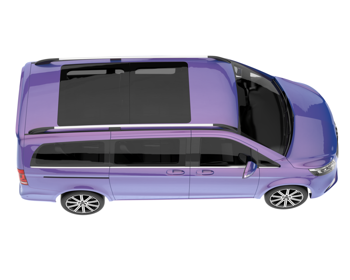 Modern car isolated on transparent background. 3d rendering - illustration png