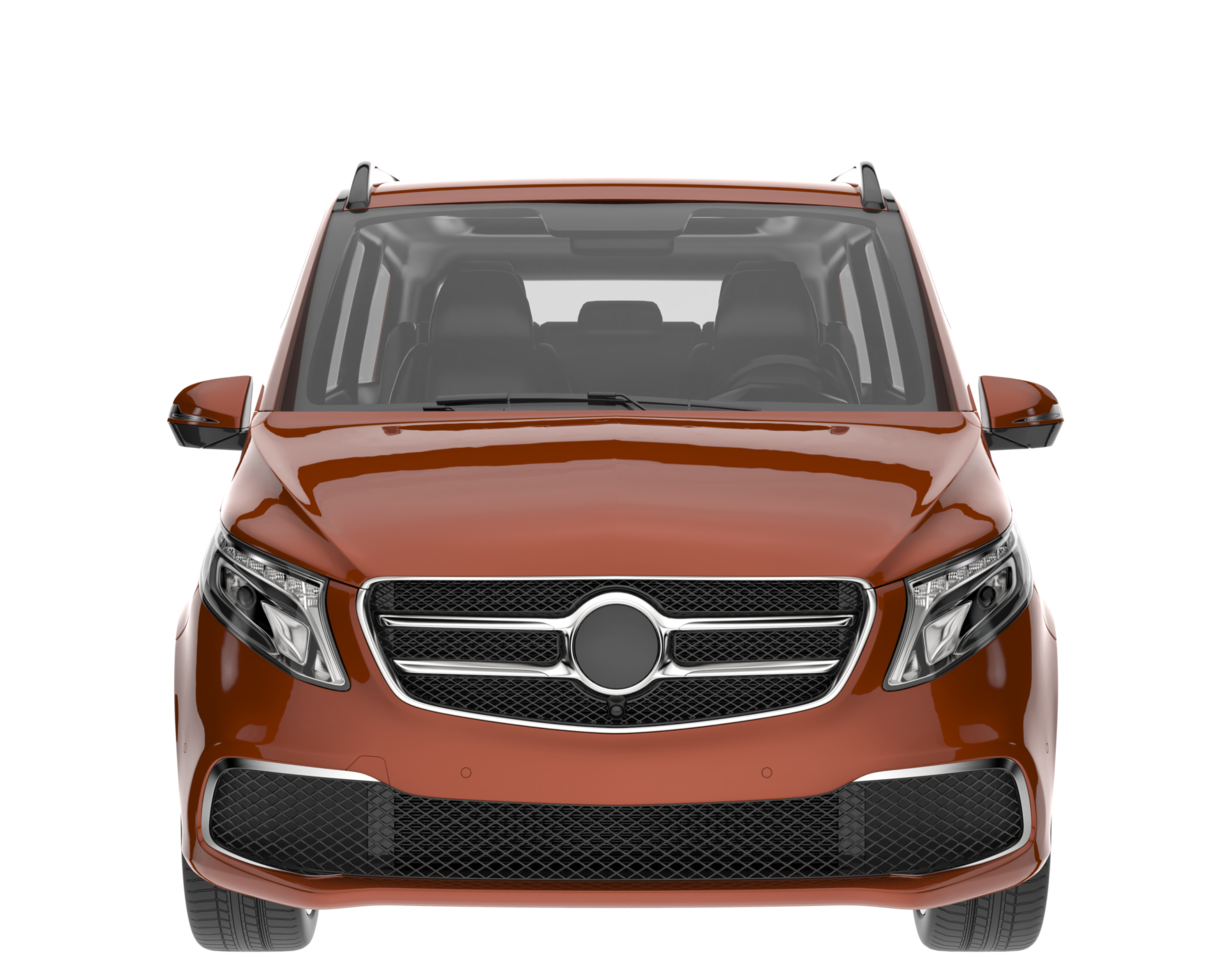 Modern car isolated on transparent background. 3d rendering - illustration png