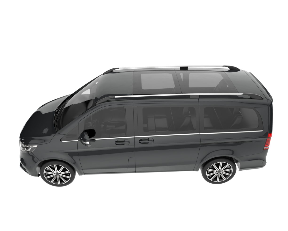Modern car isolated on transparent background. 3d rendering - illustration png