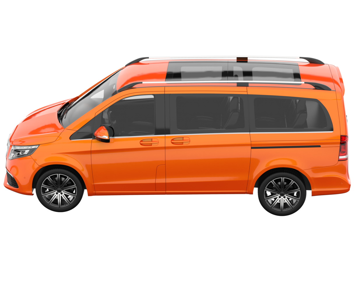 Modern car isolated on transparent background. 3d rendering - illustration png