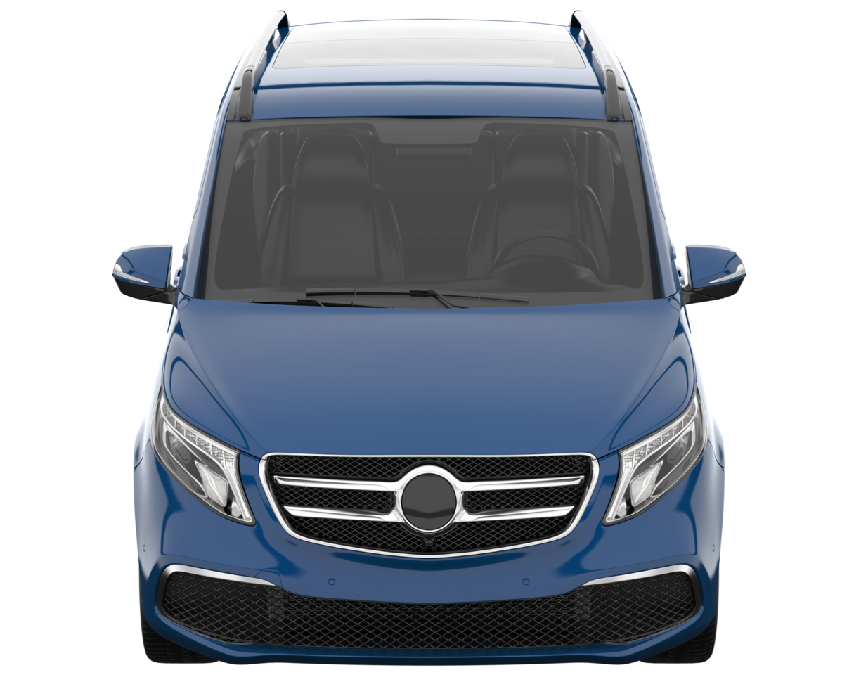 Modern car isolated on transparent background. 3d rendering - illustration png