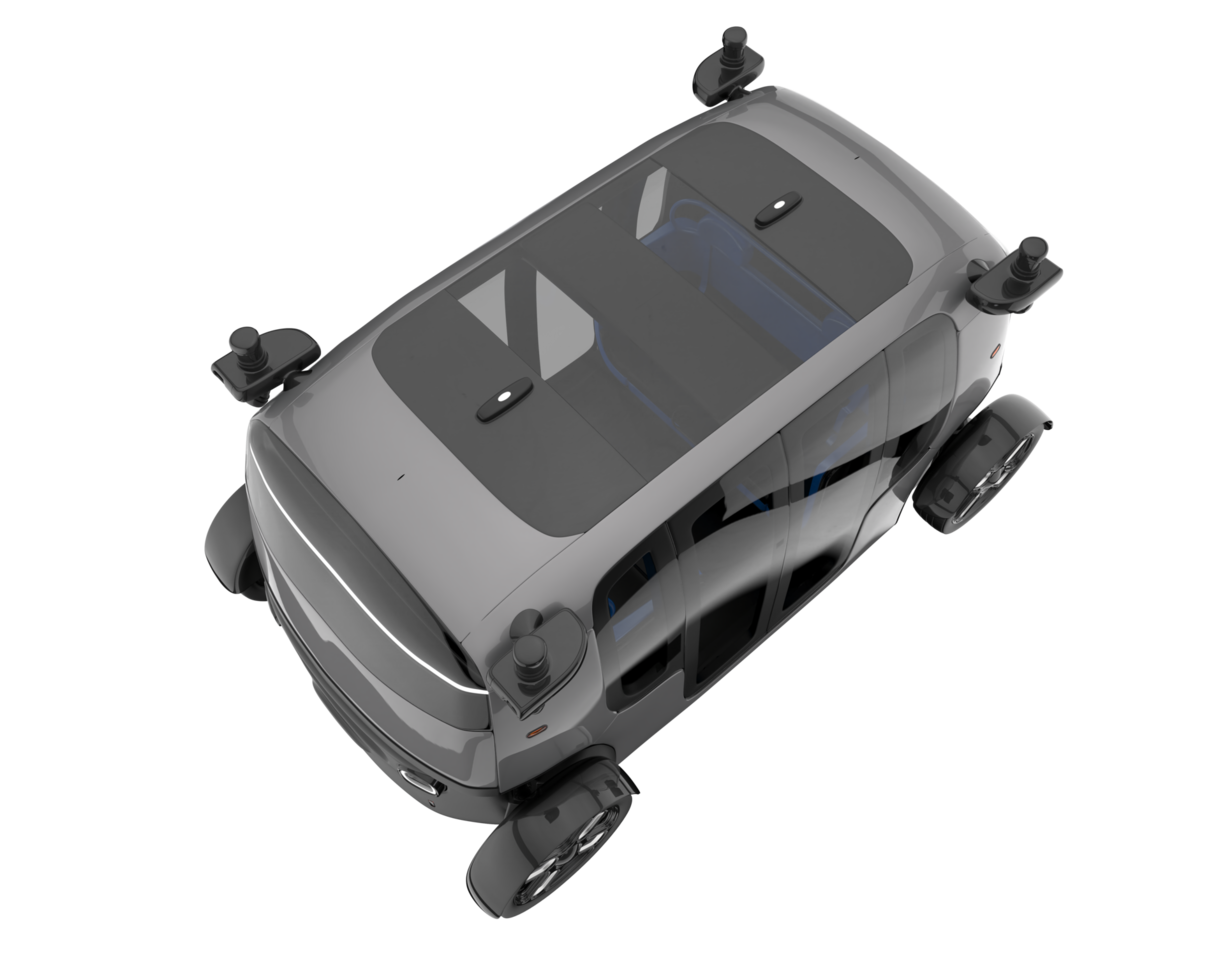 Modern car isolated on transparent background. 3d rendering - illustration png