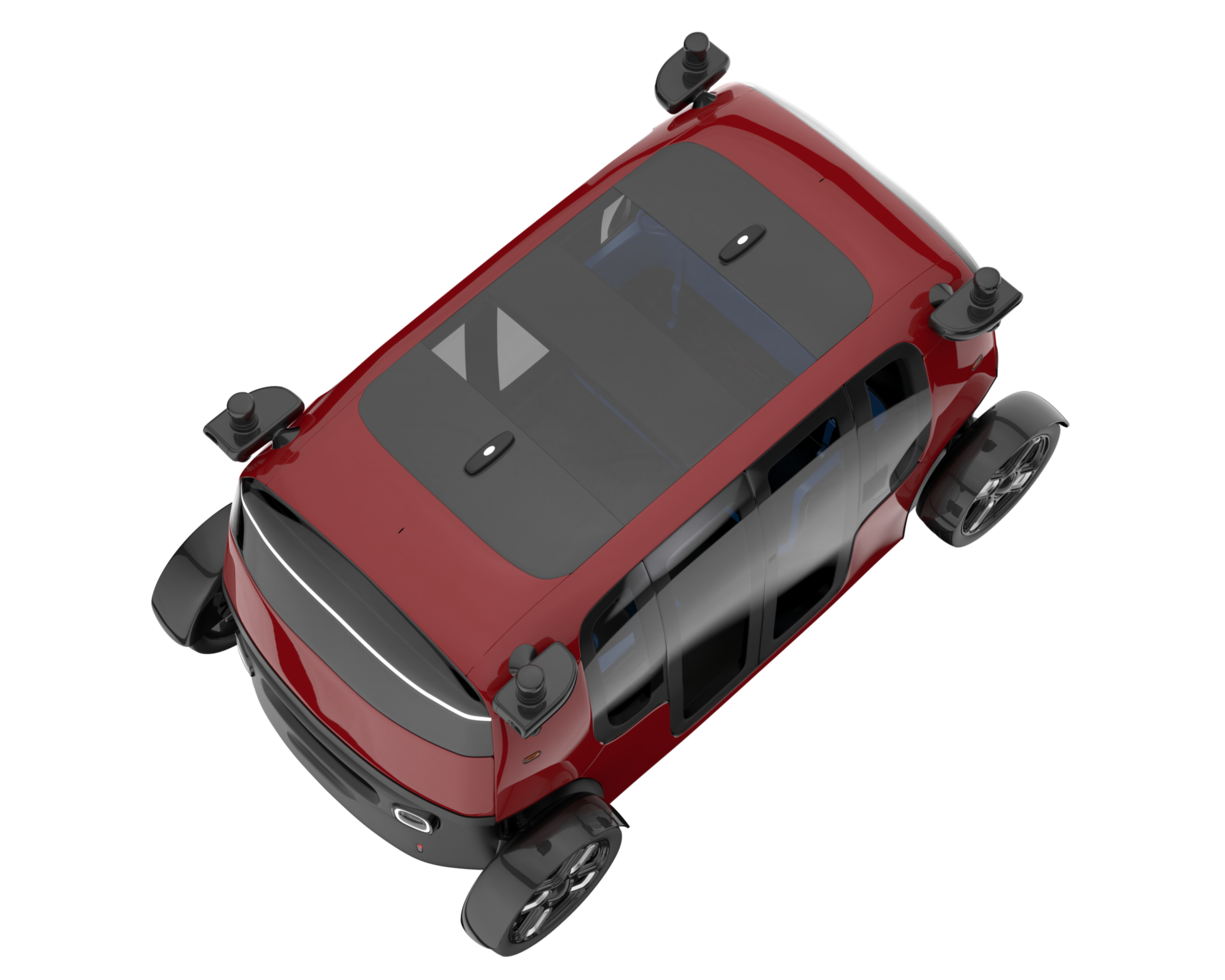 Modern car isolated on transparent background. 3d rendering - illustration png