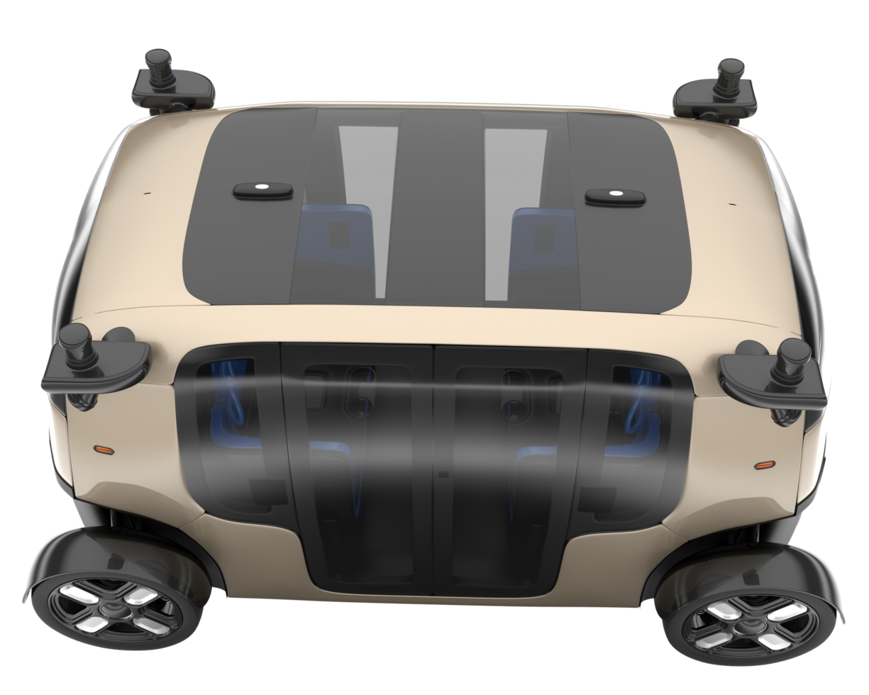 Modern car isolated on transparent background. 3d rendering - illustration png