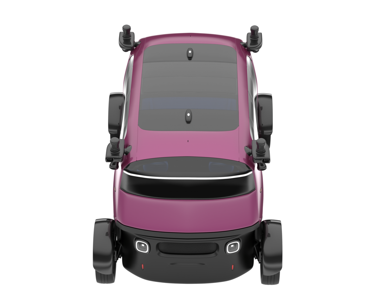 Modern car isolated on transparent background. 3d rendering - illustration png