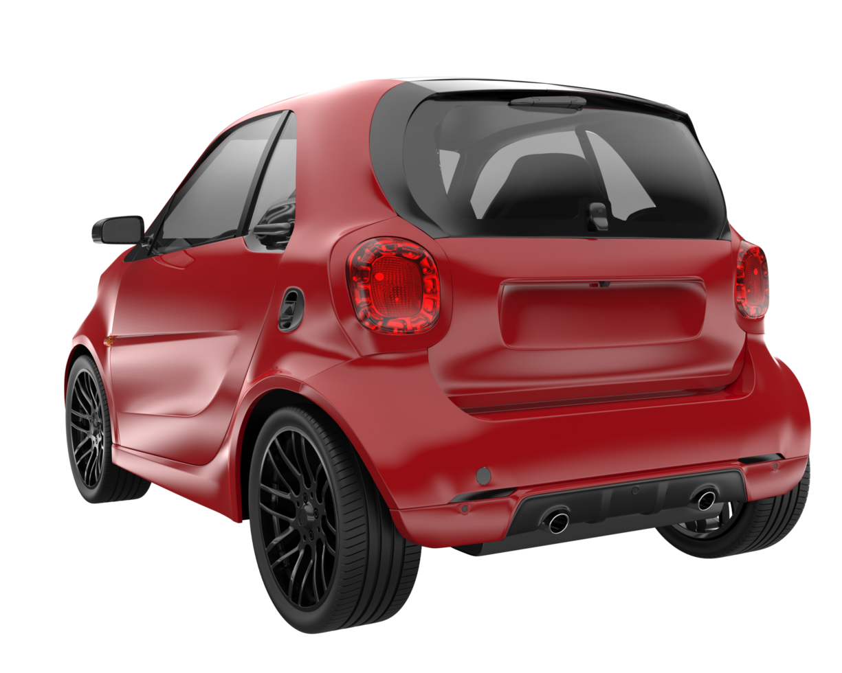 Modern car isolated on transparent background. 3d rendering - illustration png