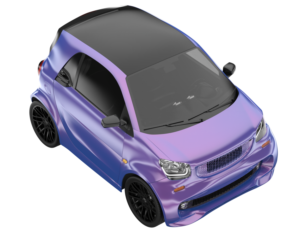 Modern car isolated on transparent background. 3d rendering - illustration png