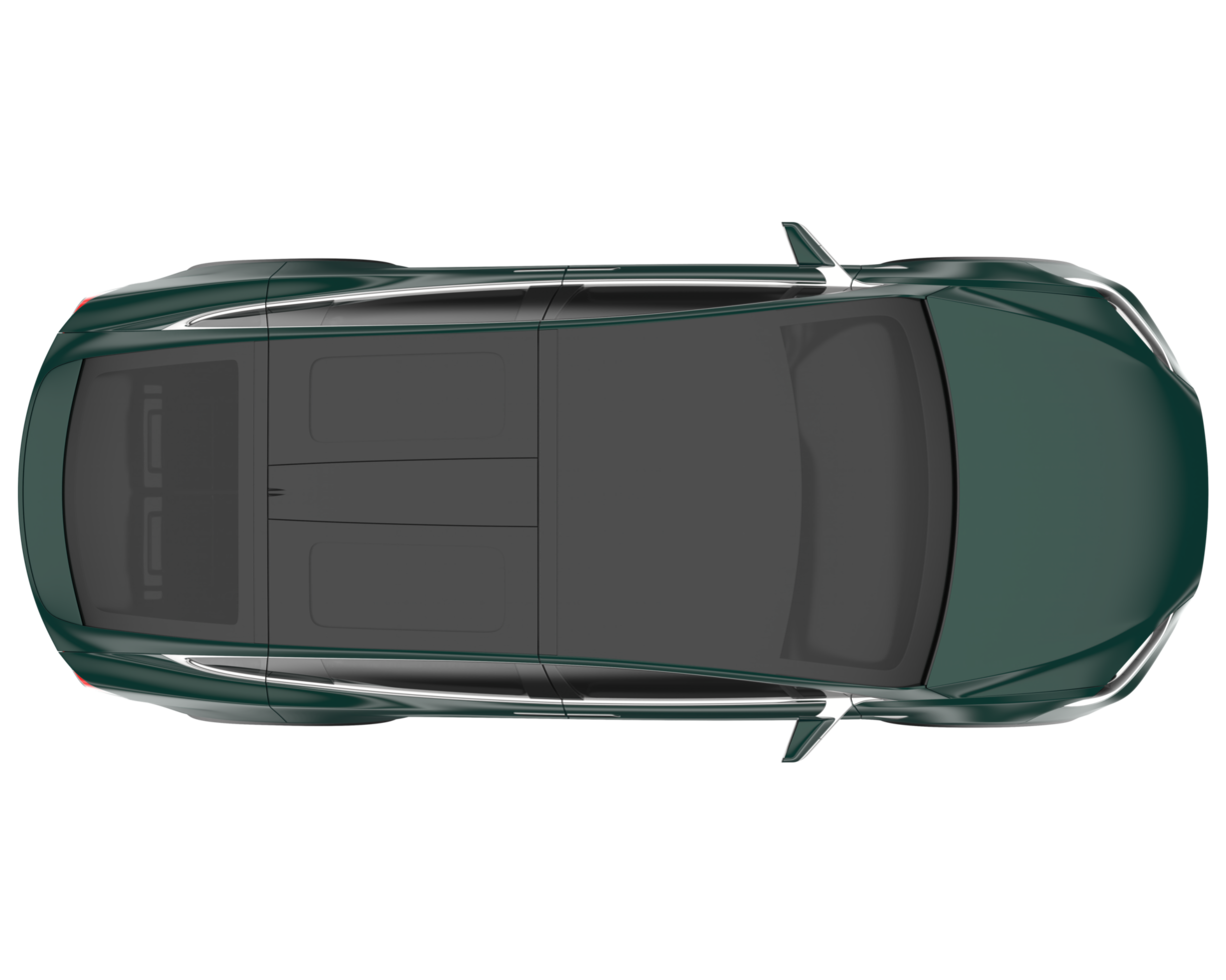 modernes auto isoliert auf transparentem hintergrund. 3D-Rendering - Abbildung png