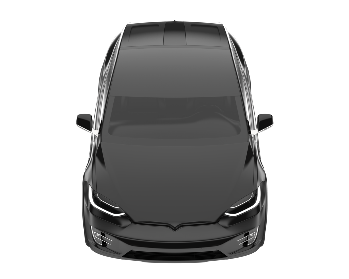 Modern car isolated on transparent background. 3d rendering - illustration png