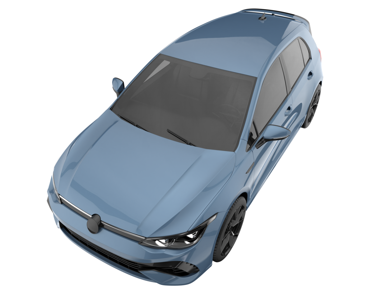 modern auto geïsoleerd Aan transparant achtergrond. 3d renderen - illustratie png