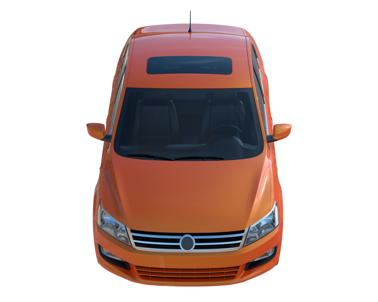 Modern car isolated on transparent background. 3d rendering - illustration png