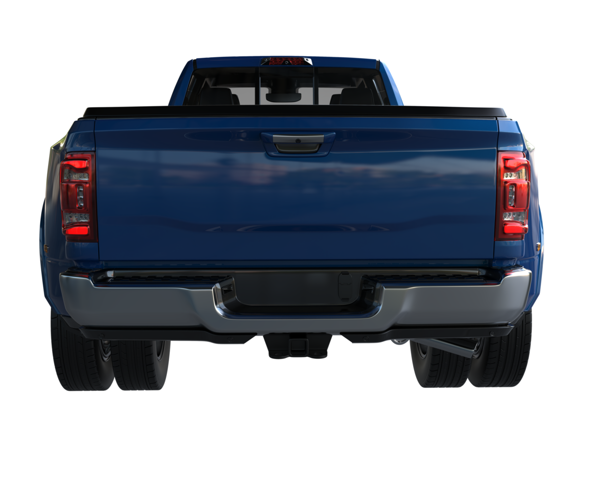 Pickup truck isolated on transparent background. 3d rendering - illustration png
