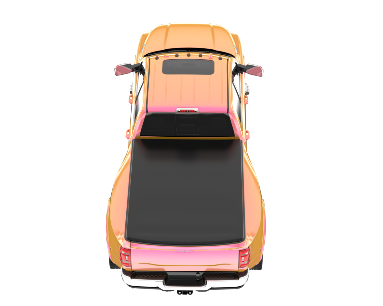 Pickup truck isolated on transparent background. 3d rendering - illustration png