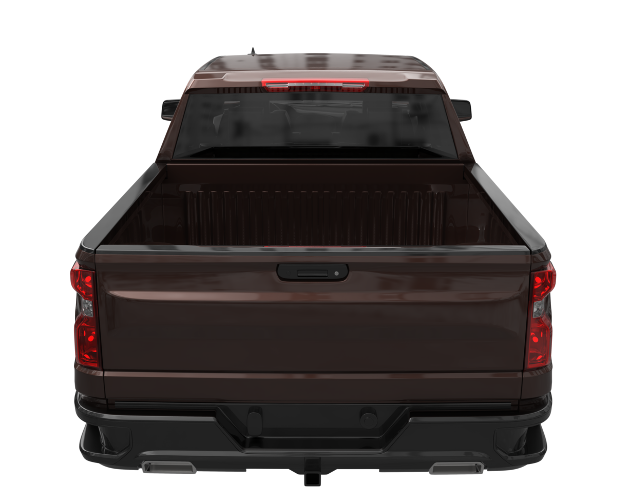 Pickup truck isolated on transparent background. 3d rendering - illustration png