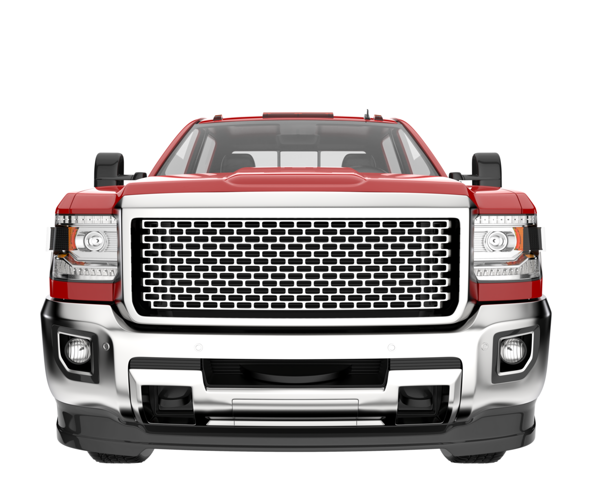 Pickup truck isolated on transparent background. 3d rendering - illustration png