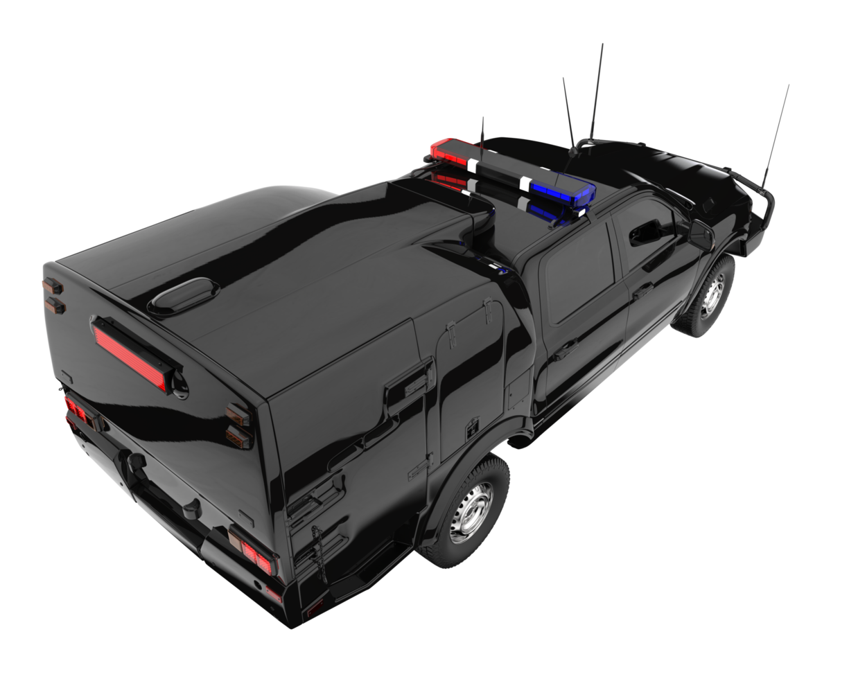 Pickup truck isolated on transparent background. 3d rendering - illustration png