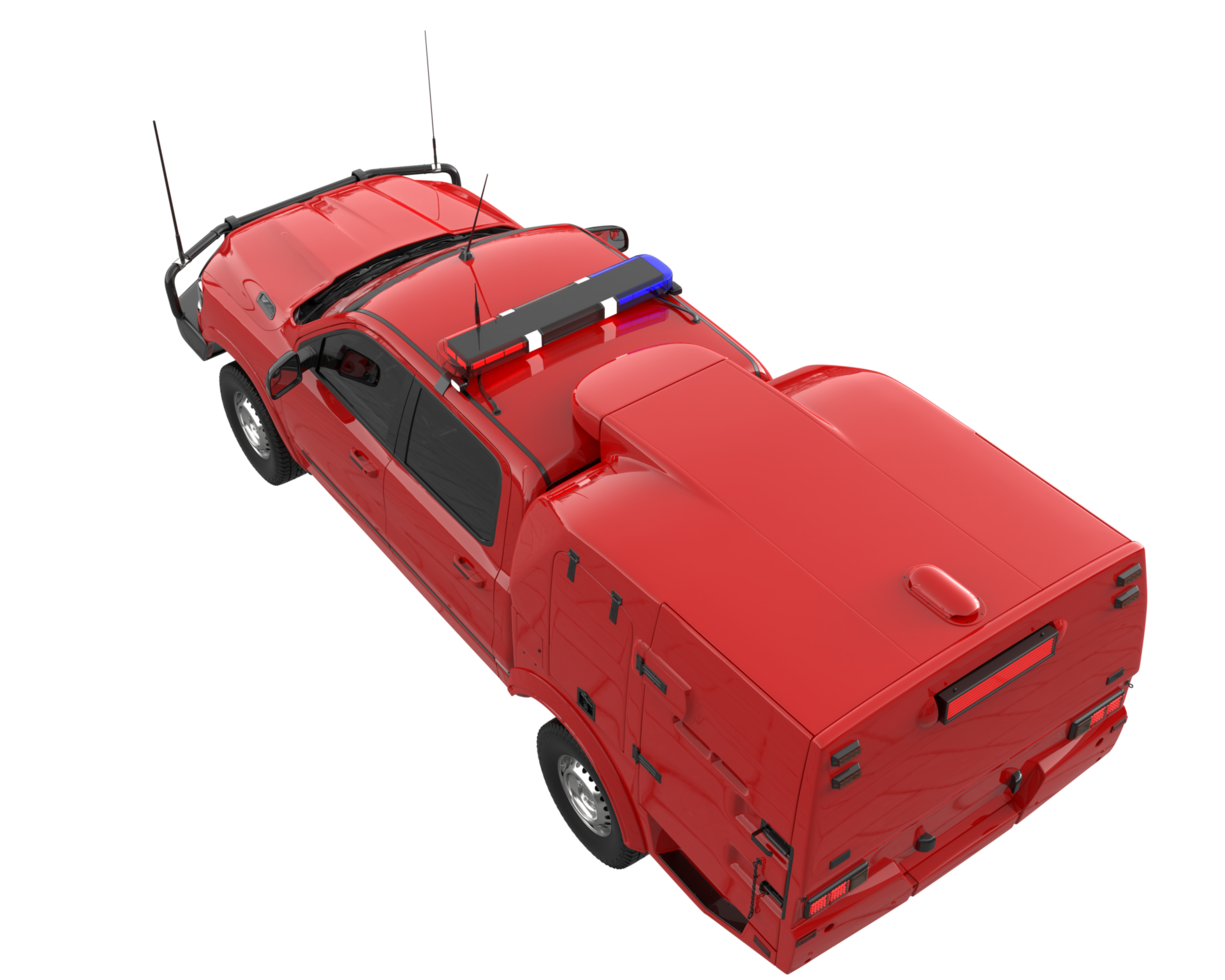 Pickup truck isolated on transparent background. 3d rendering - illustration png