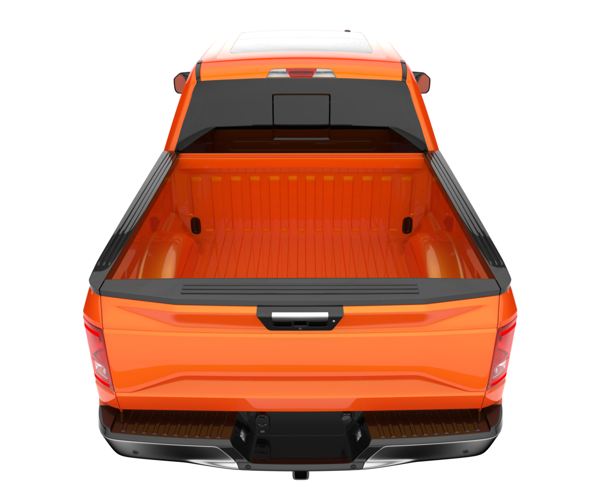 Pickup truck isolated on transparent background. 3d rendering - illustration png