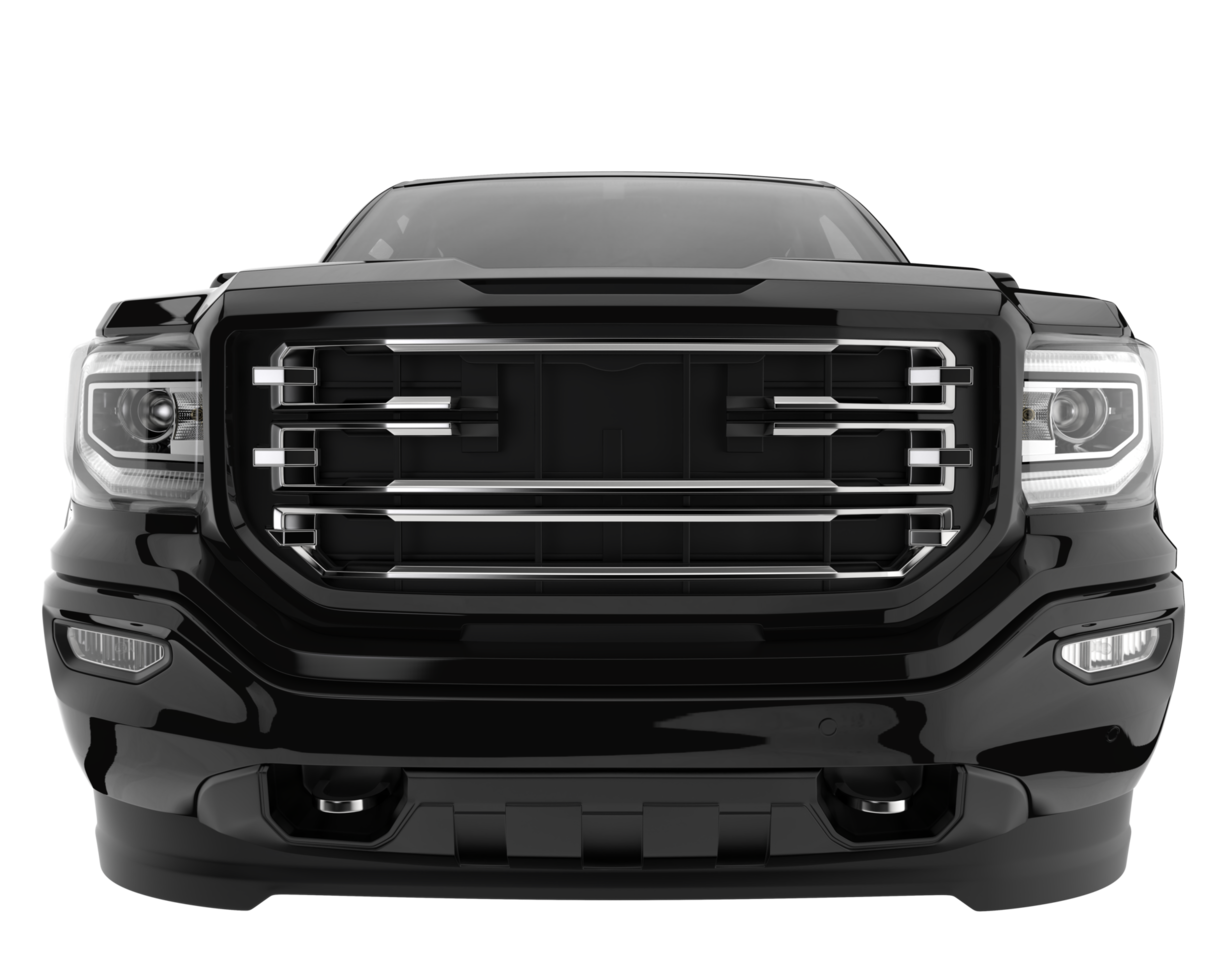 Pickup truck isolated on transparent background. 3d rendering - illustration png