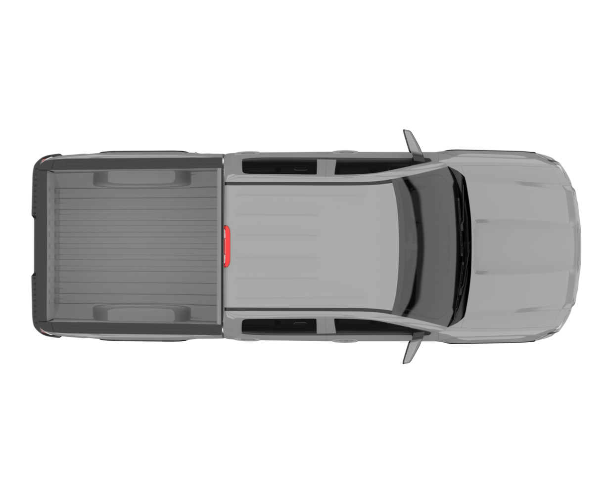 Raccogliere camion isolato su trasparente sfondo. 3d interpretazione - illustrazione png