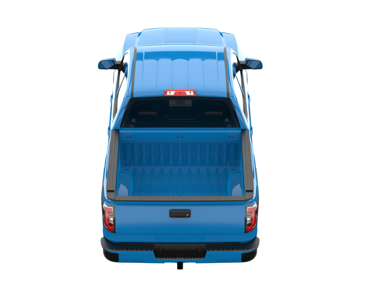 Pickup truck isolated on transparent background. 3d rendering - illustration png