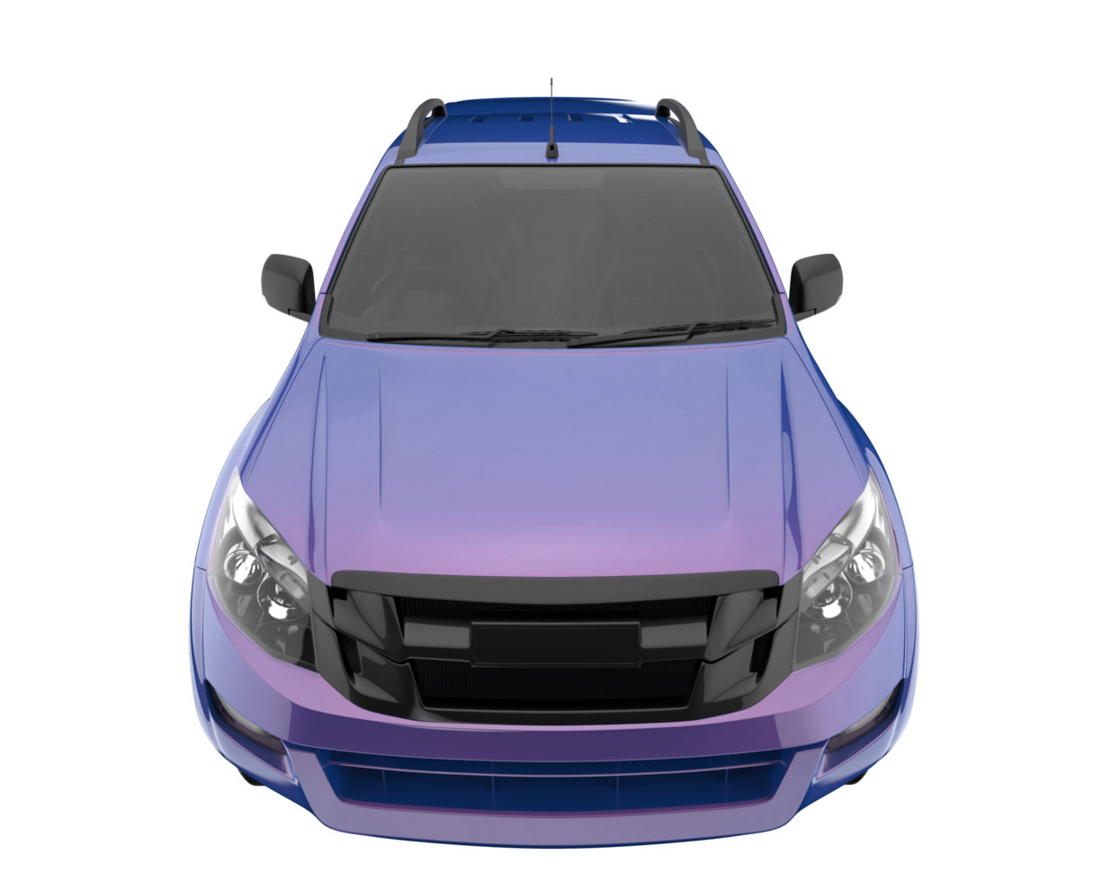 Pickup truck isolated on transparent background. 3d rendering - illustration png