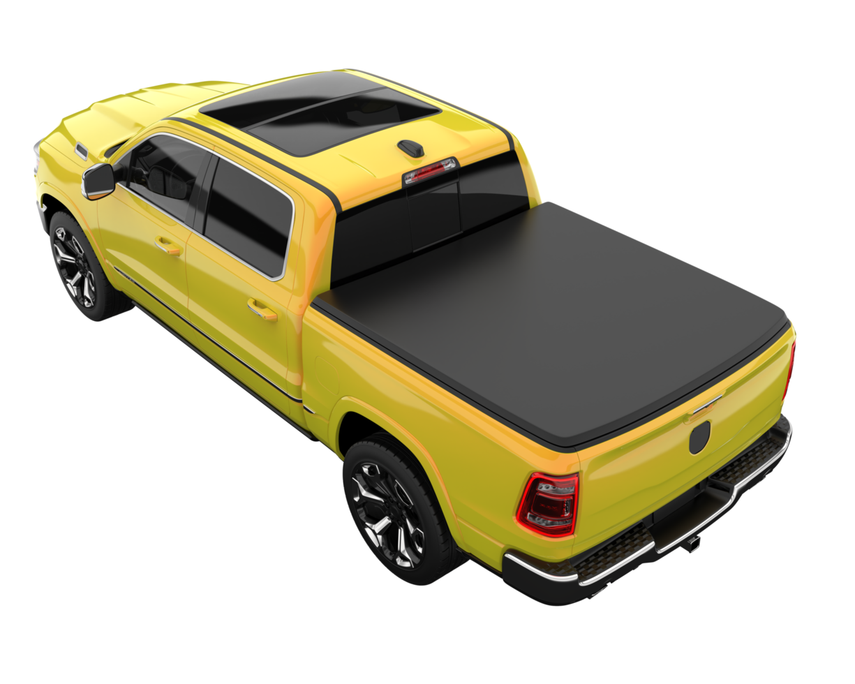 Pickup truck isolated on transparent background. 3d rendering - illustration png