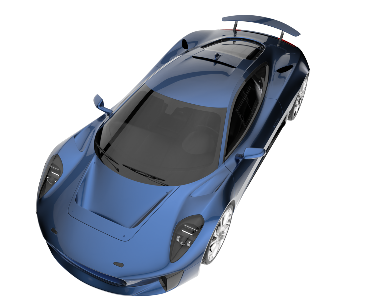 Race car isolated on transparent background. 3d rendering - illustration png