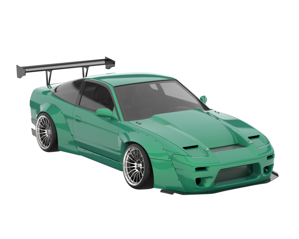 suv realista aislado sobre fondo transparente. Representación 3d - ilustración png