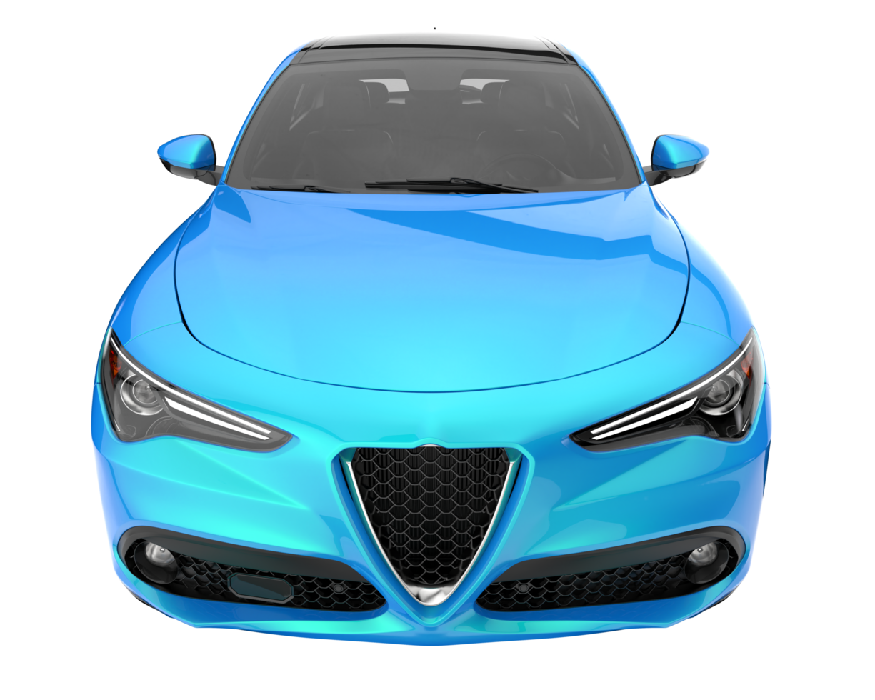 Realistic SUV isolated on transparent background. 3d rendering - illustration png