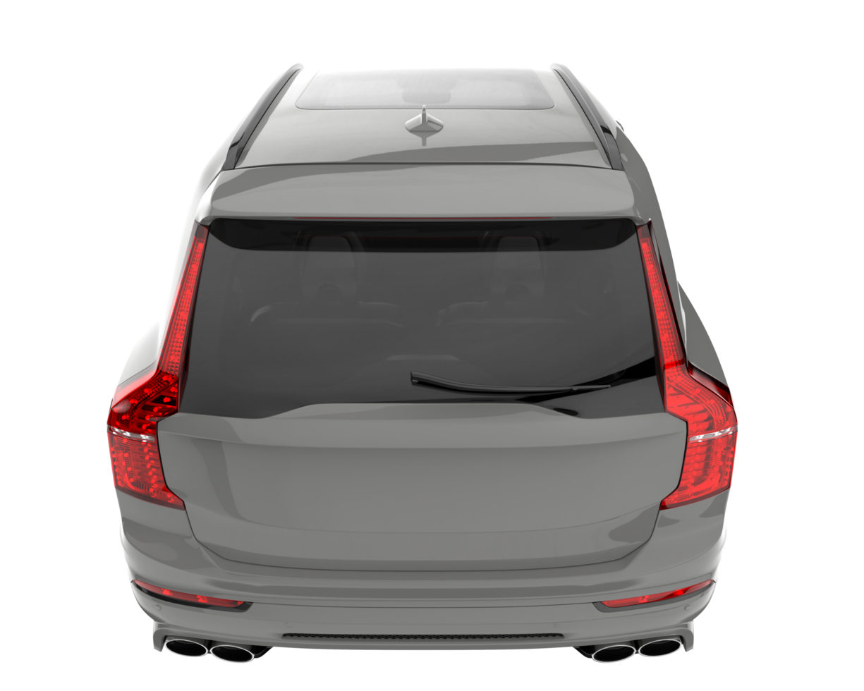 Realistic SUV isolated on transparent background. 3d rendering - illustration png