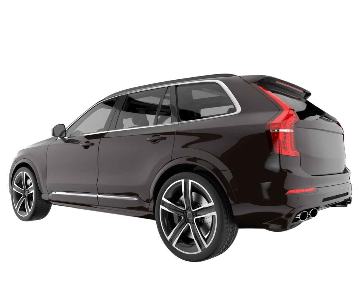 Realistic SUV isolated on transparent background. 3d rendering - illustration png