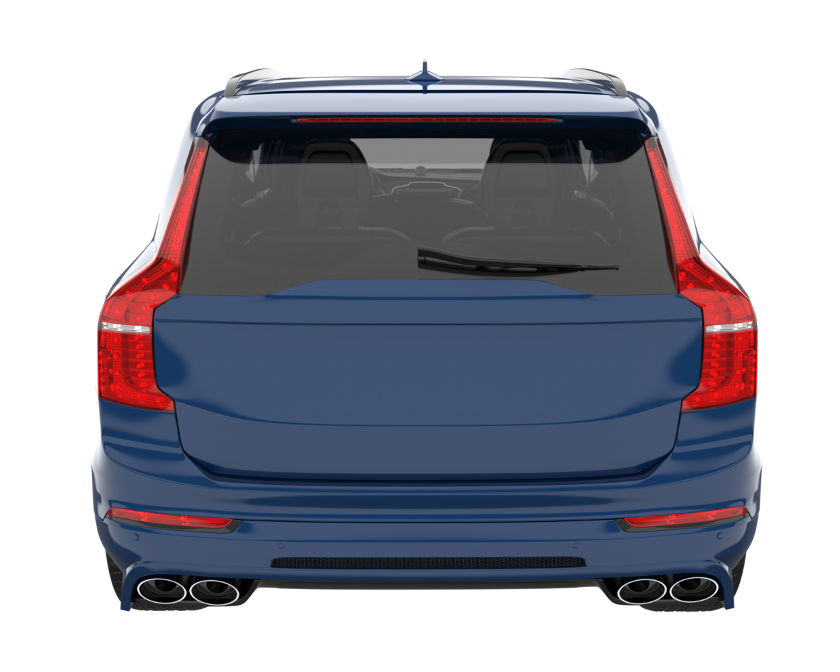 Realistic SUV isolated on transparent background. 3d rendering - illustration png
