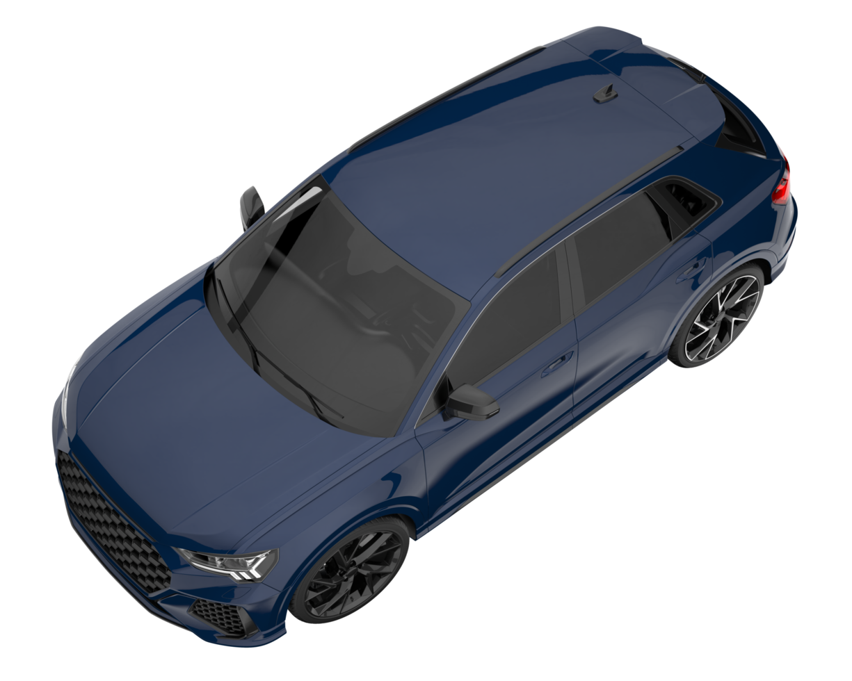 Realistic SUV isolated on transparent background. 3d rendering - illustration png