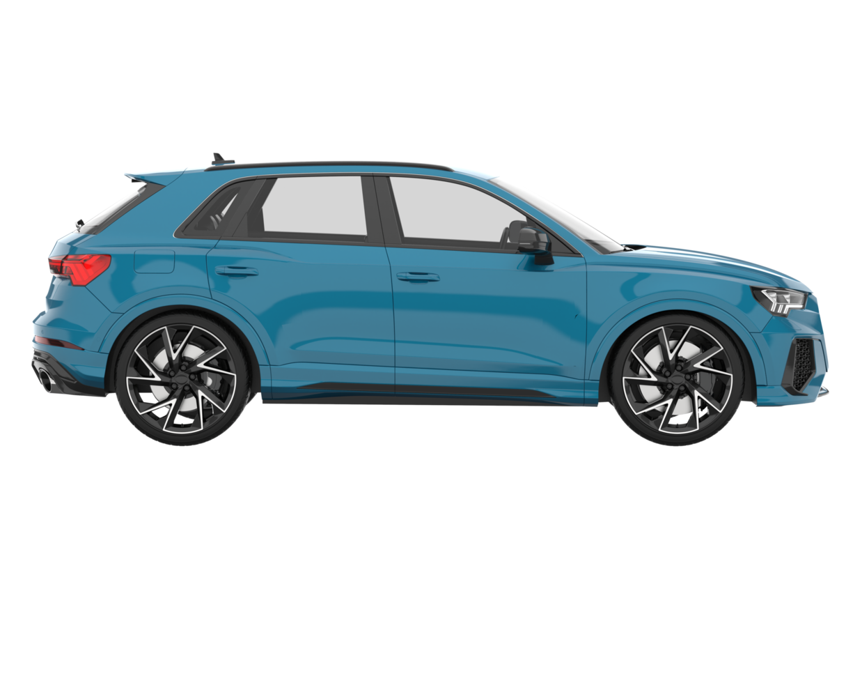 Realistic SUV isolated on transparent background. 3d rendering - illustration png