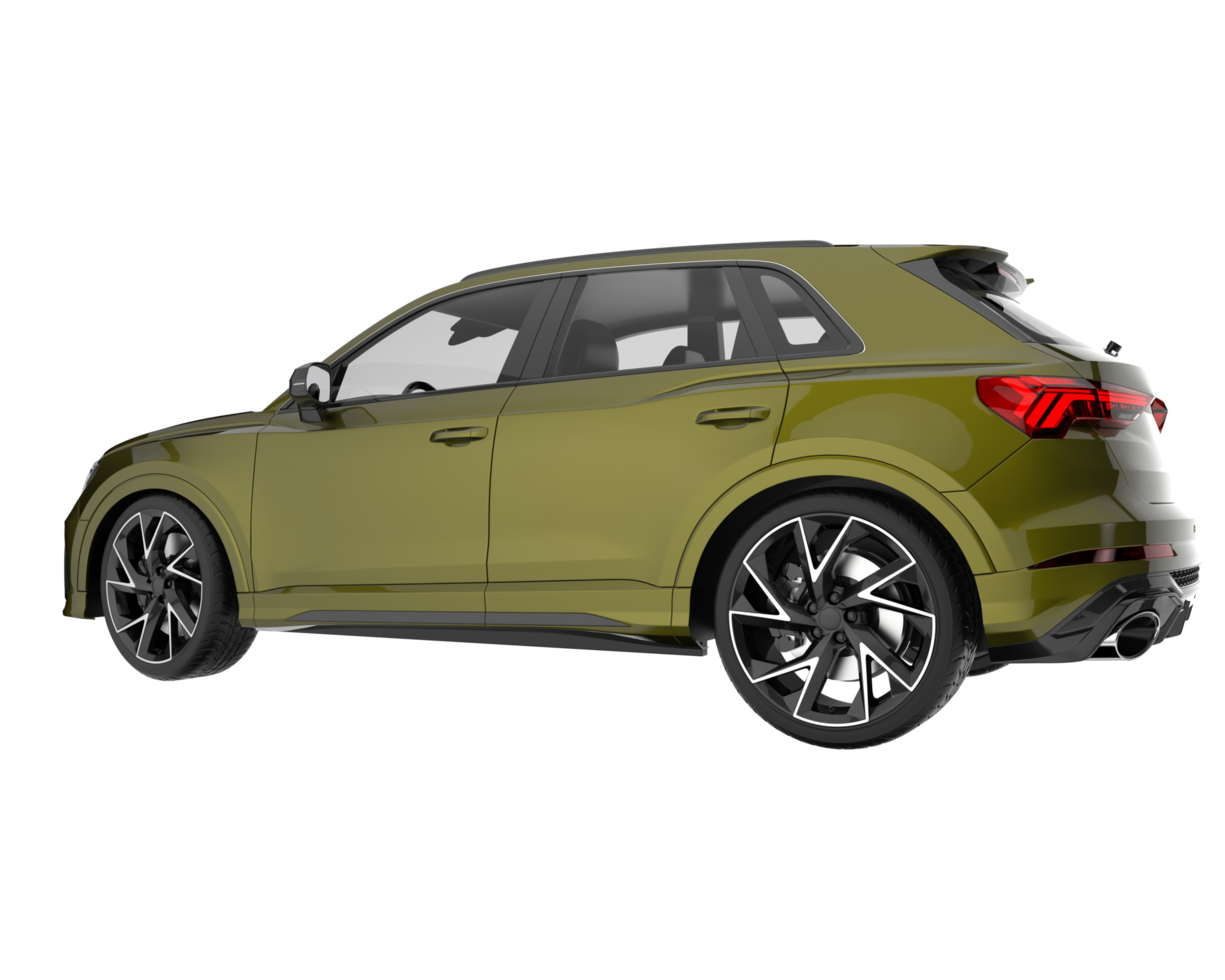 Realistic SUV isolated on transparent background. 3d rendering - illustration png