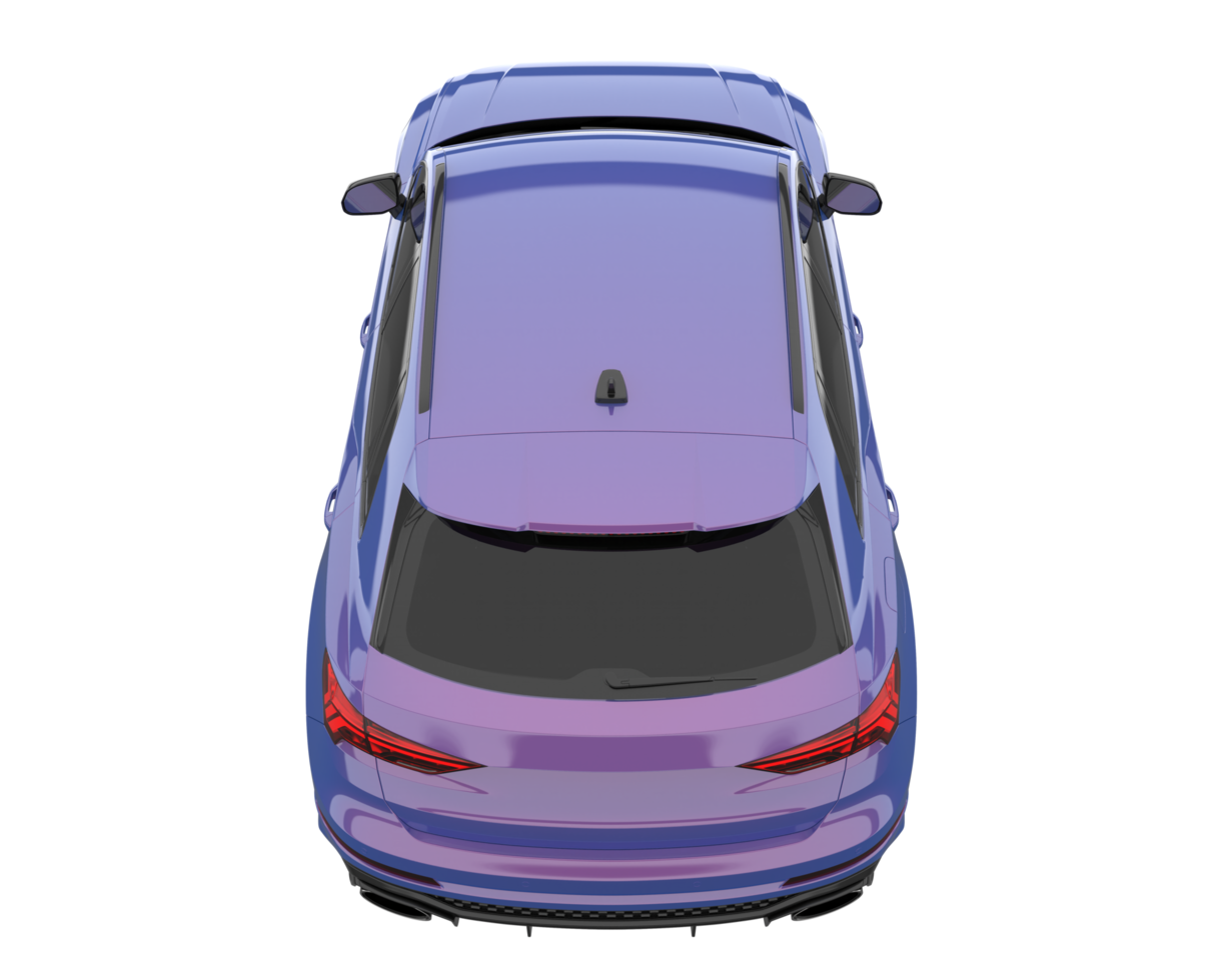 Realistic SUV isolated on transparent background. 3d rendering - illustration png