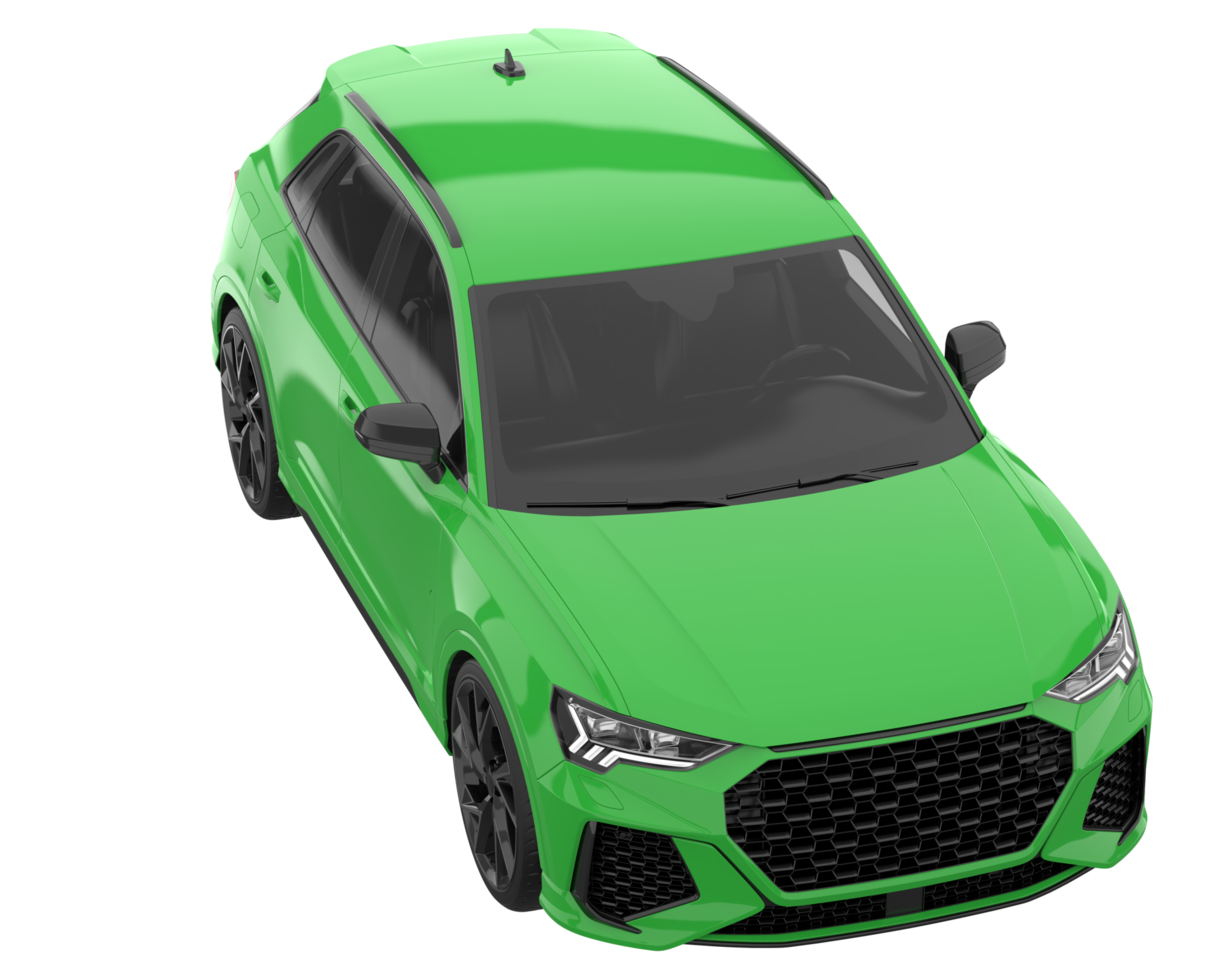 Realistic SUV isolated on transparent background. 3d rendering - illustration png